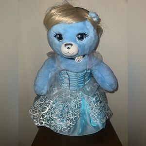Build a Bear Cinderella Bear Collection - Dress, Crown, Hair